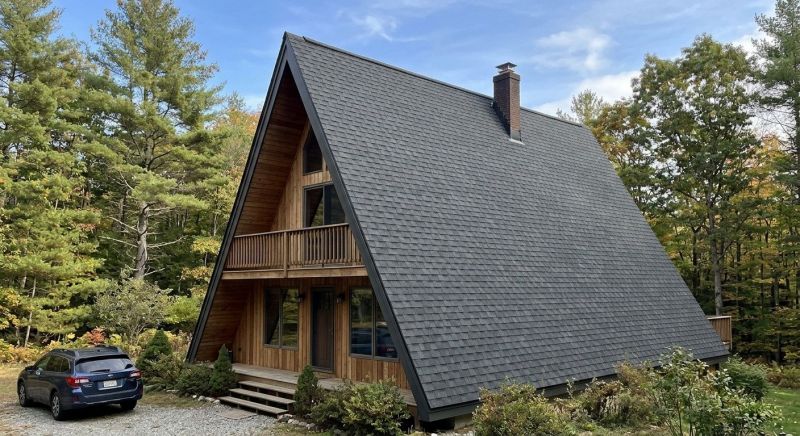 A Frame Roof Installation in Farmville, VA
