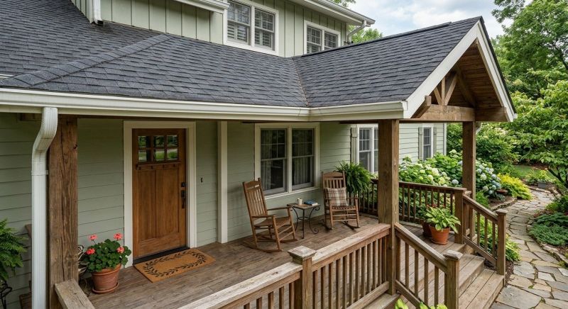 A Frame Roof Installation in Farmville, VA