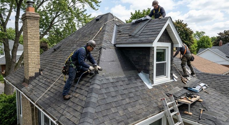 A Frame Roof Repair in Farmville, VA