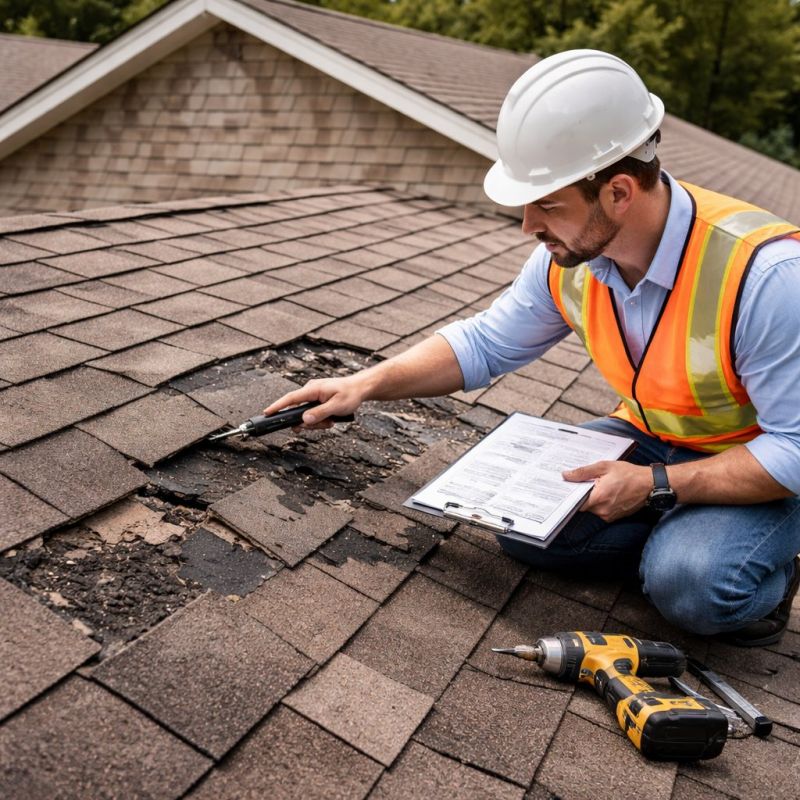 Asphalt Roof Inspection in Charlotte County, VA