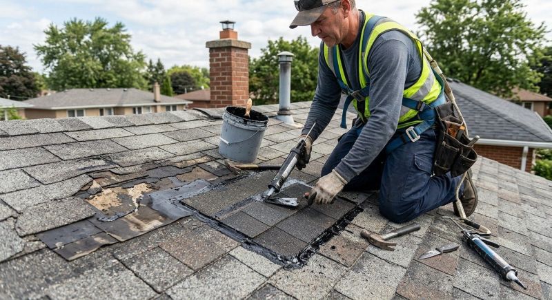 Asphalt Roof Leak Repair in Cumberland, VA