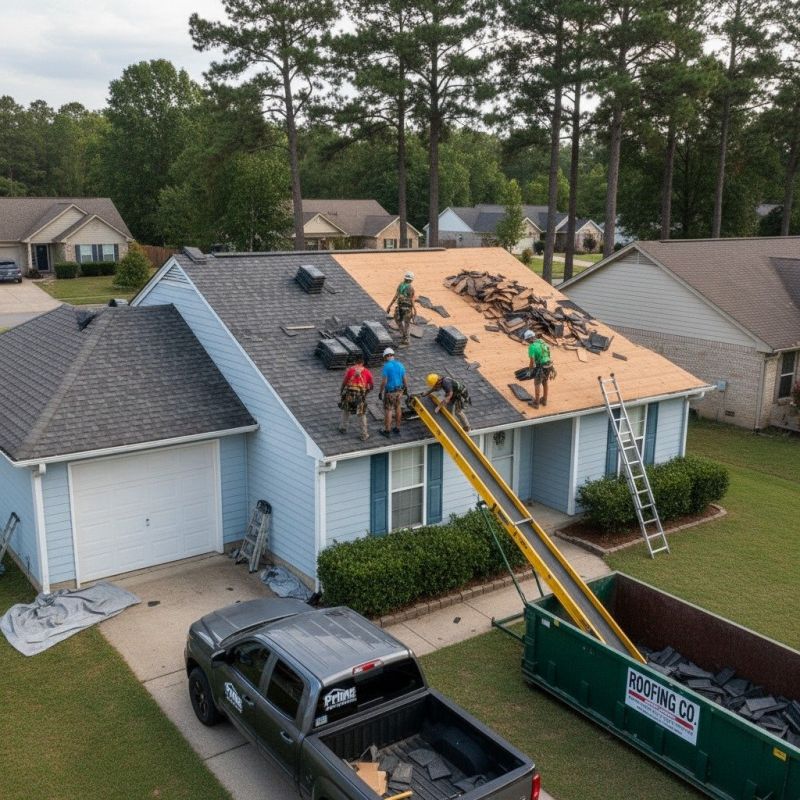 Asphalt Roof Replacement in Charlotte County, VA