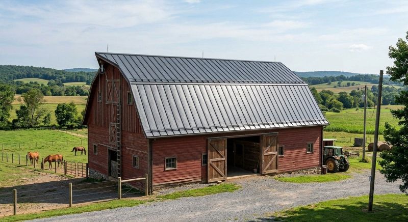 Barn Roof Replacement in Appomattox, VA