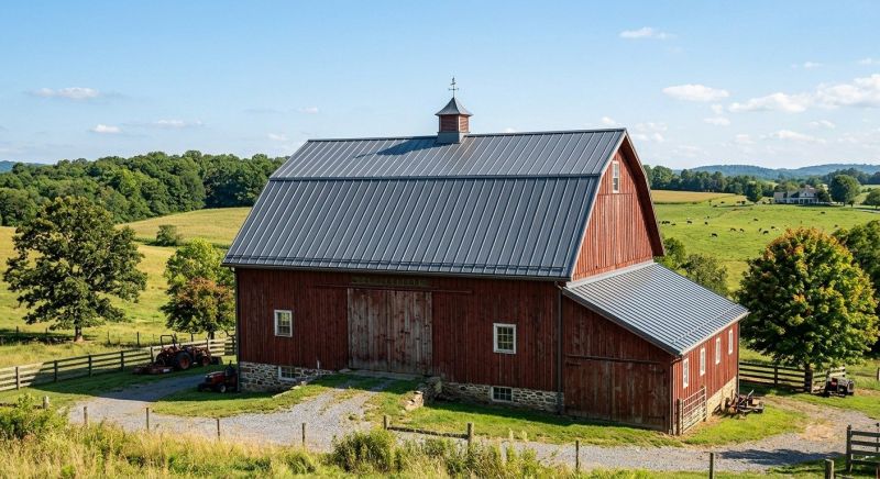 Barn Roof Replacement in Farmville, VA