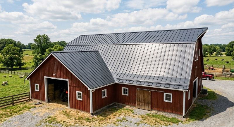 Barn Roof Replacement in Farmville, VA