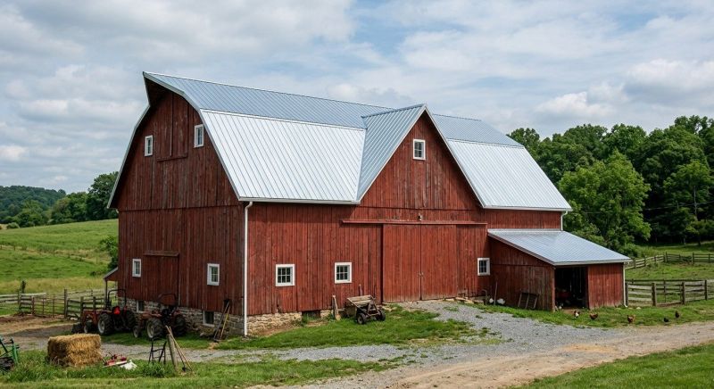 Barn Roof Replacement in Victoria, VA
