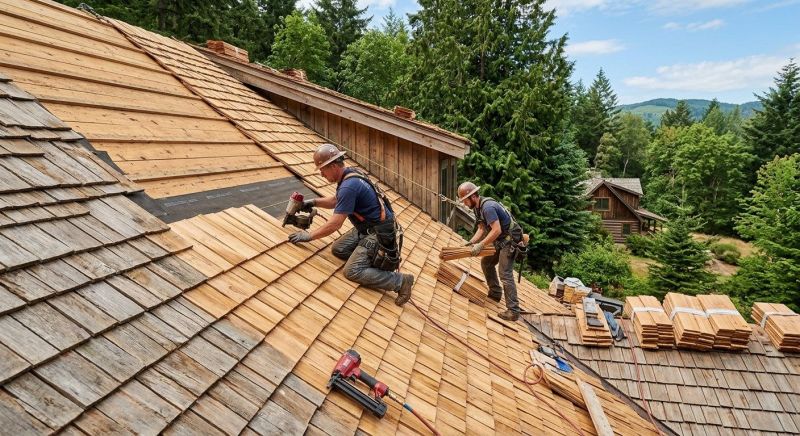 Cedar Roof Installation in Appomattox County, VA