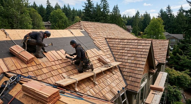 Cedar Roof Installation in Prince Edward County, VA
