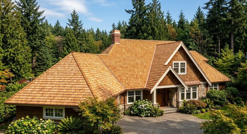Cedar Roof Installation in Victoria, VA