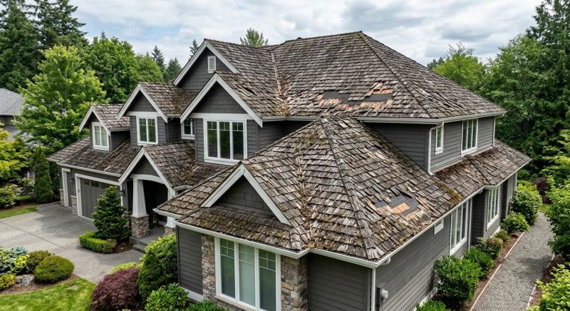 Cedar Roof Replacement in Farmville, VA