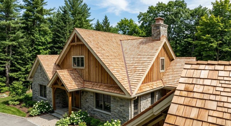 Cedar Shake Roof Construction in Appomattox County, VA