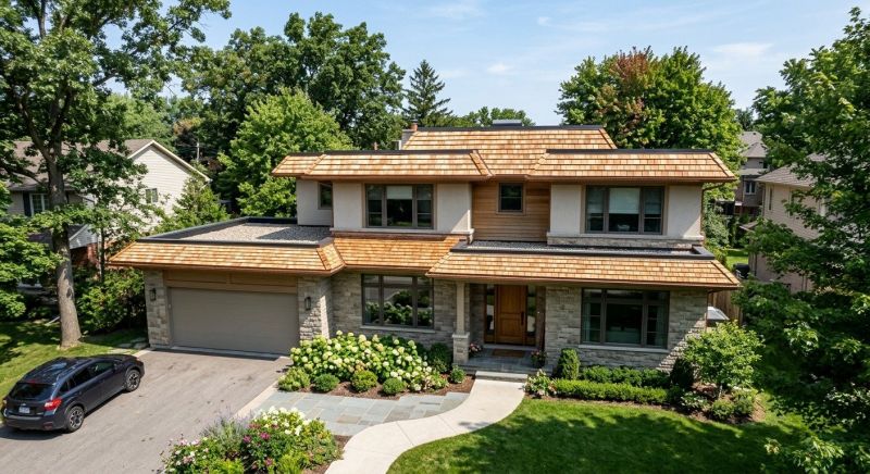 Cedar Shake Roof Construction in Prince Edward County, VA