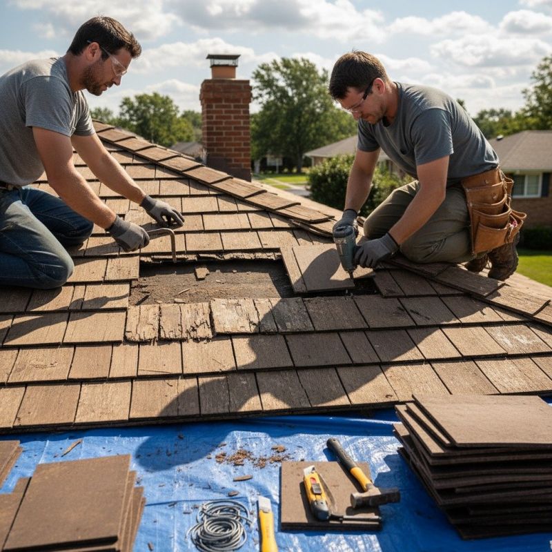 Cedar Shake Roof Repair in Keysville, VA