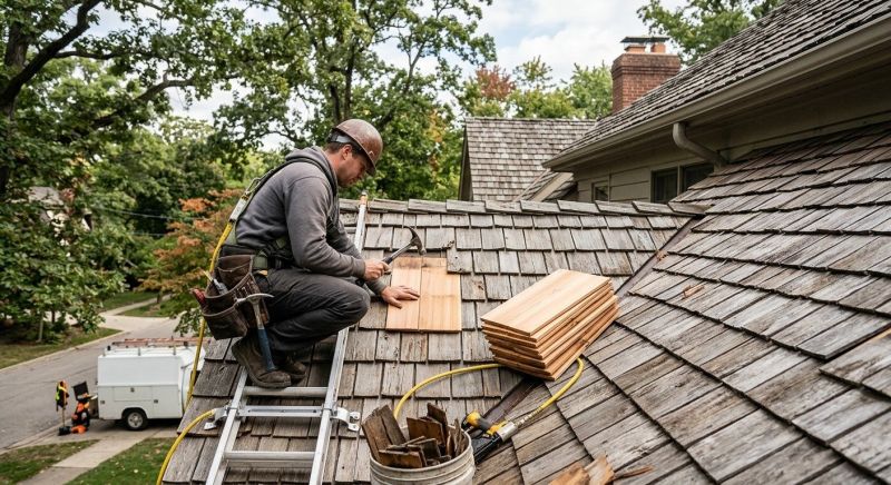 Cedar Shake Roof Repair in Meherrin, VA