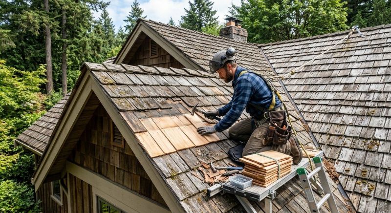 Cedar Shingles Repair in Crewe, VA
