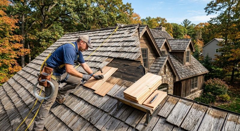 Cedar Shingles Repair in Crewe, VA