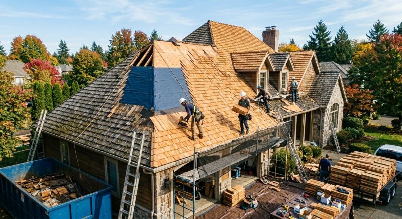 Cedar Shingles Replacement in Cumberland, VA