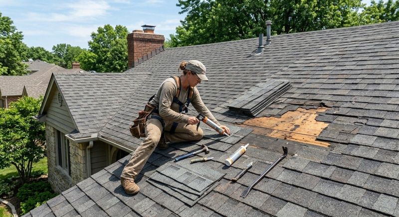Collapsing Roof Repair in Farmville, VA