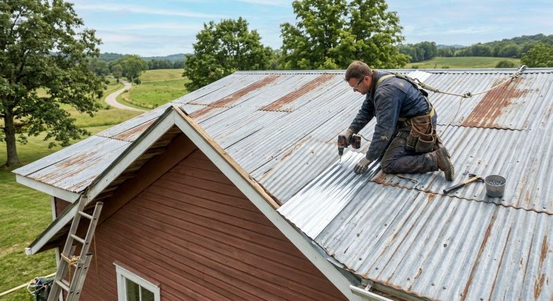 Corrugated Roof Repair in Buckingham, VA
