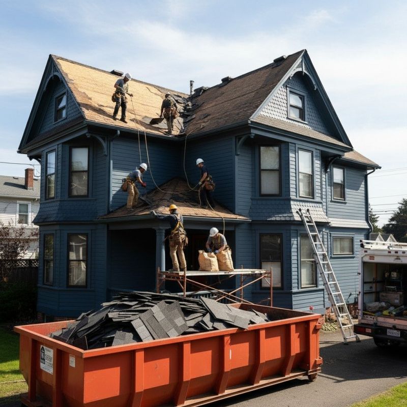 Damaged Roof Replacement in Appomattox, VA