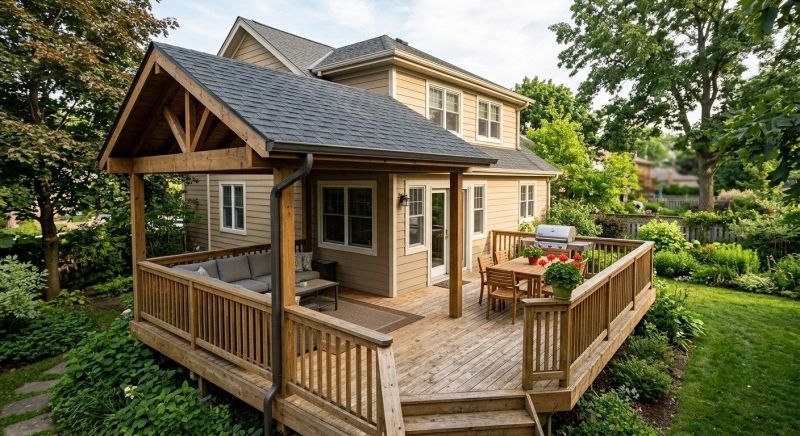 Deck Roof Construction in Farmville, VA