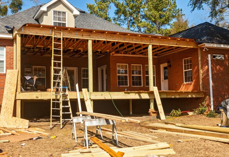 Deck Roof Construction in Farmville, VA