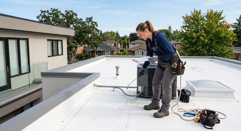 Epdm Roof Inspection in Farmville, VA