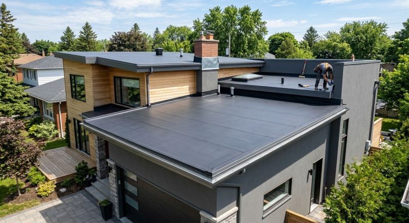 Epdm Roof Installation in Appomattox, VA