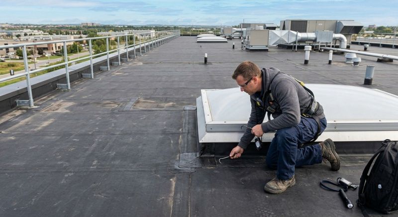 Flat Roof Inspection in Farmville, VA