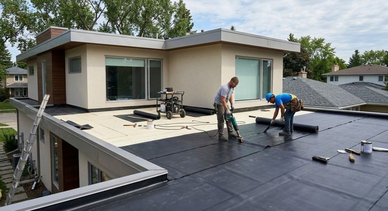 Flat Roof Installation in Appomattox, VA