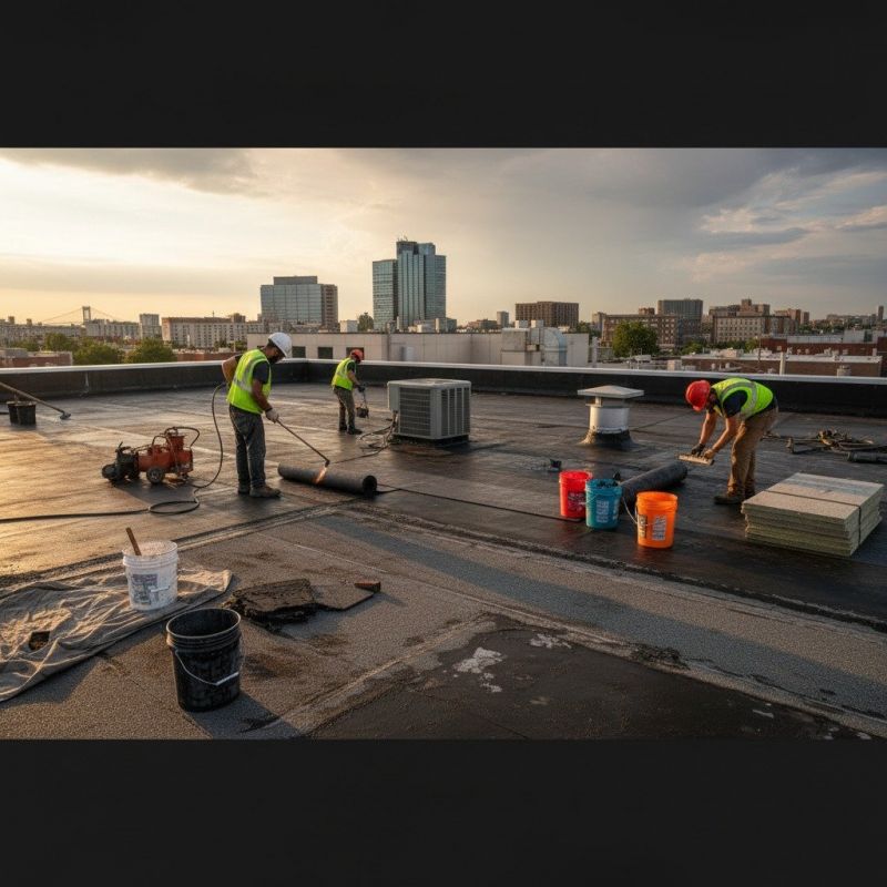 Flat Roof Repair in Crewe, VA