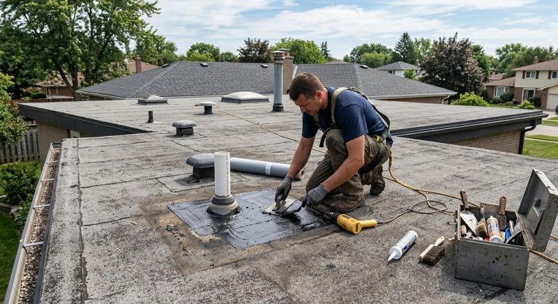 Flat Roof Repair in Cumberland, VA