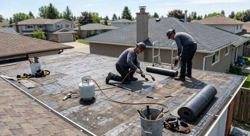 Flat Roof Repair in Keysville, VA