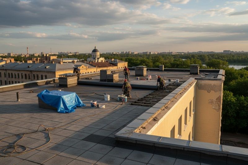 Flat Roof Replacement in Meherrin, VA