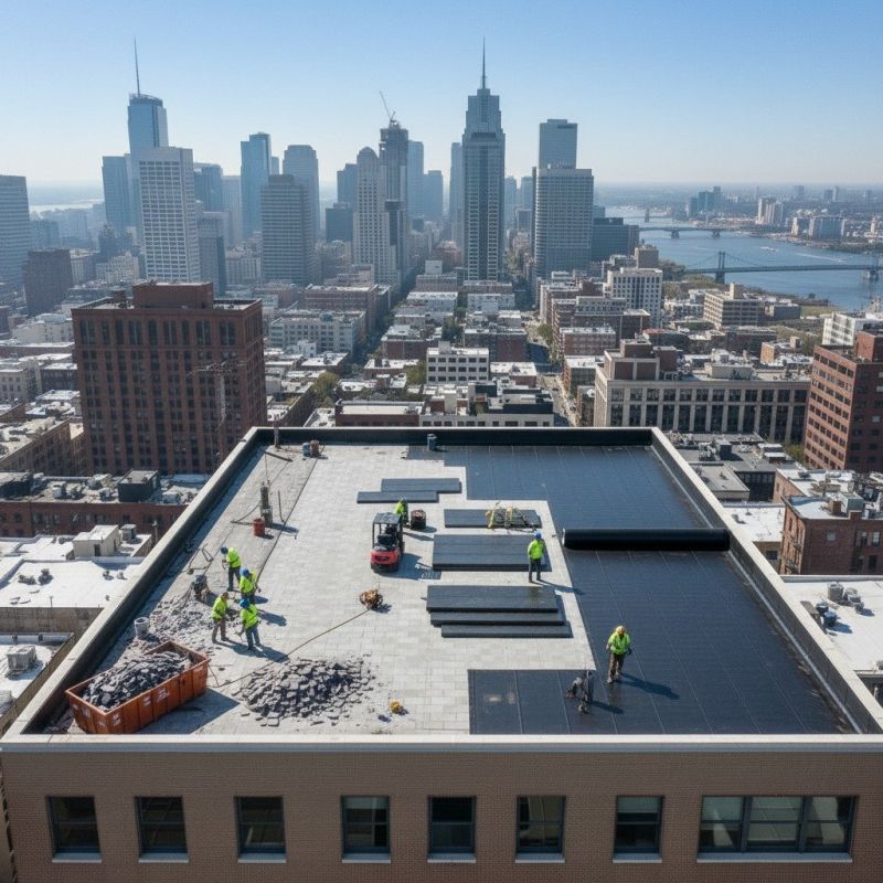 Flat Roof Replacement in Victoria, VA