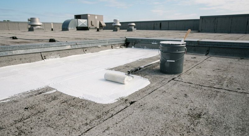 Flat Roof Sealing in Farmville, VA