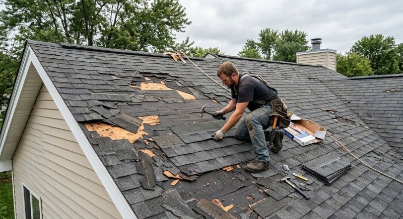 Hail Damage Roof Repair in Appomattox, VA