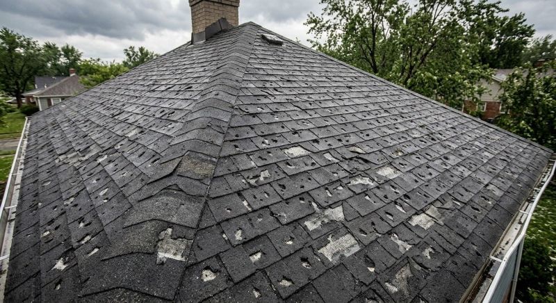 Hail Damage Roof Repair in Victoria, VA