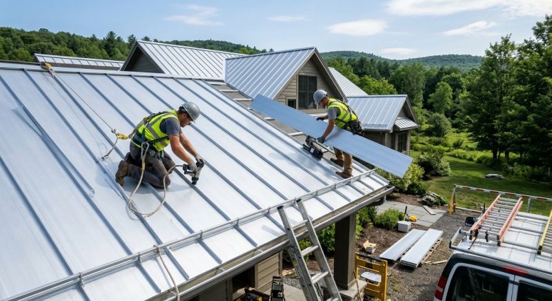 Metal Roof Installation in Appomattox County, VA