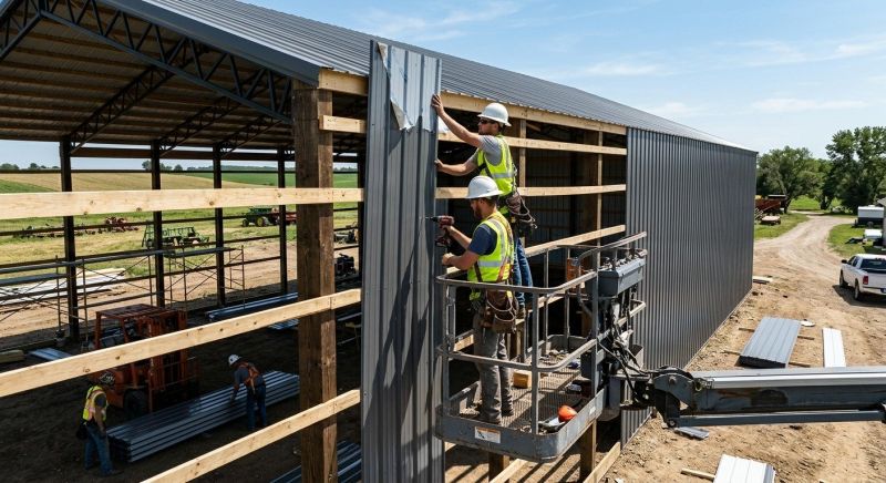 Pole Barn Roof Repair in Appomattox, VA