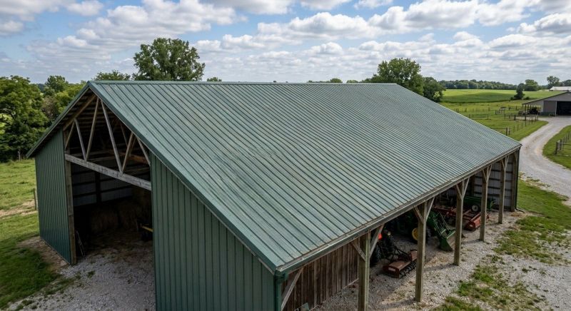 Pole Barn Roof Repair in Keysville, VA