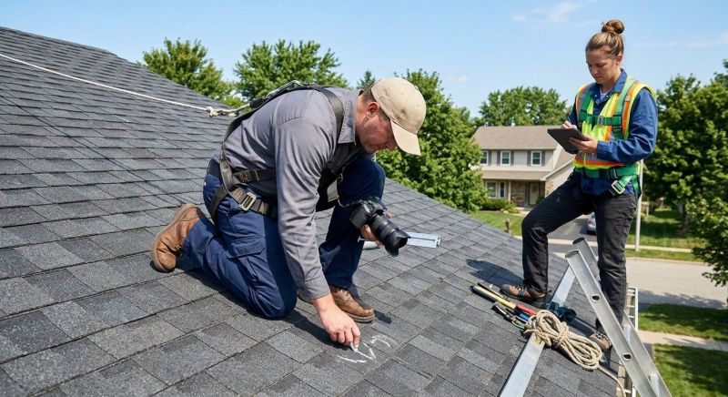 Roof Damage Inspection in Appomattox County, VA