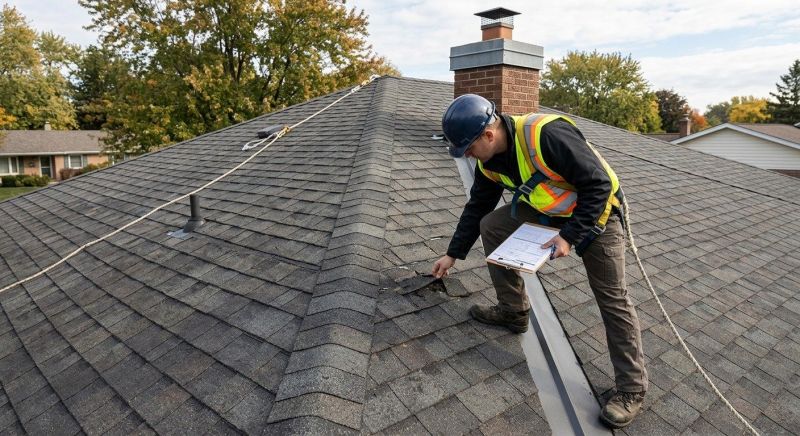 Roof Damage Inspection in Farmville, VA