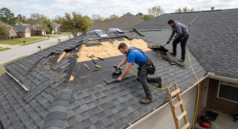 Roof Damage Repair in Cumberland, VA