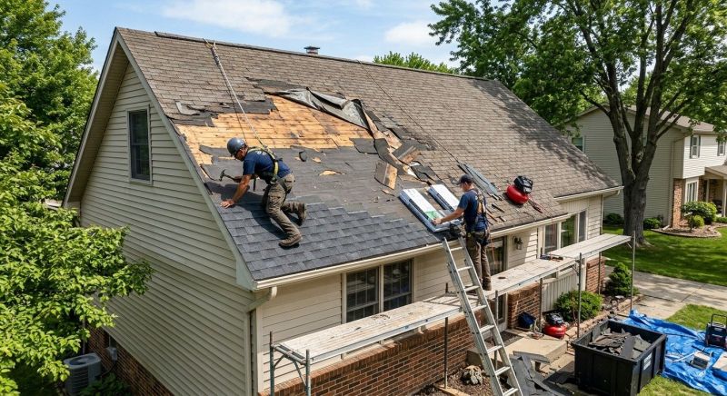 Roof Damage Repair in Keysville, VA