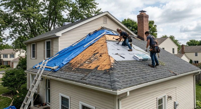 Roof Damage Restoration in Crewe, VA