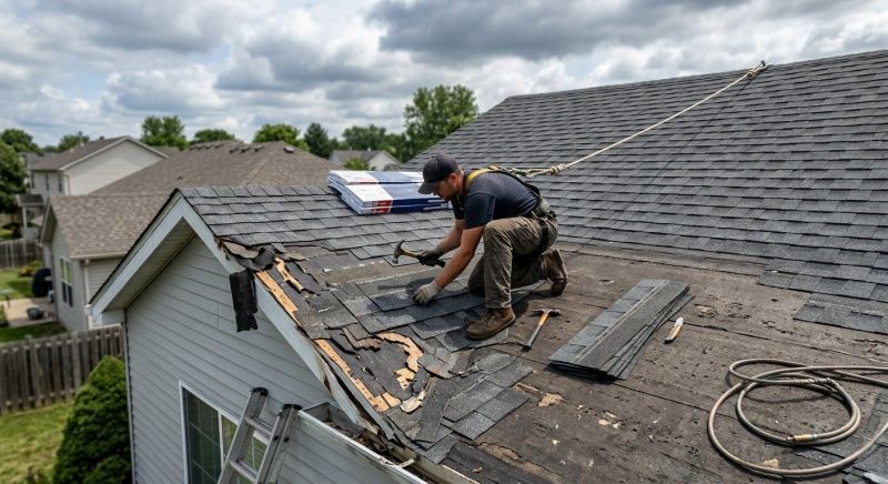 Roof Damage Restoration in Cumberland, VA