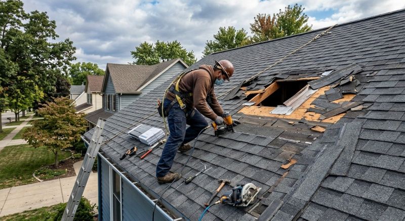 Roof Damage Restoration in Victoria, VA
