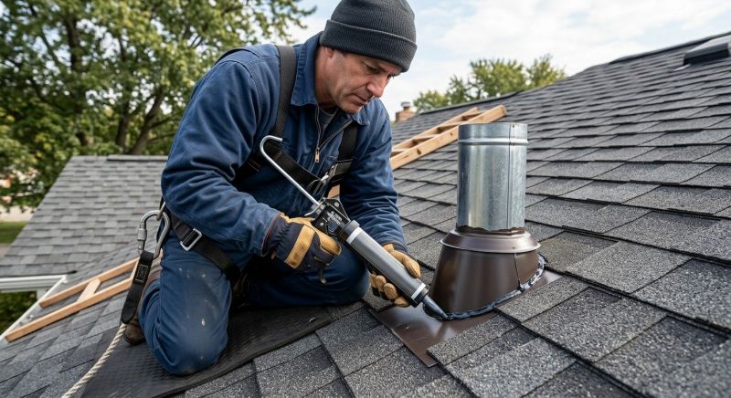 Roof Vent Flashing Repair in Farmville, VA