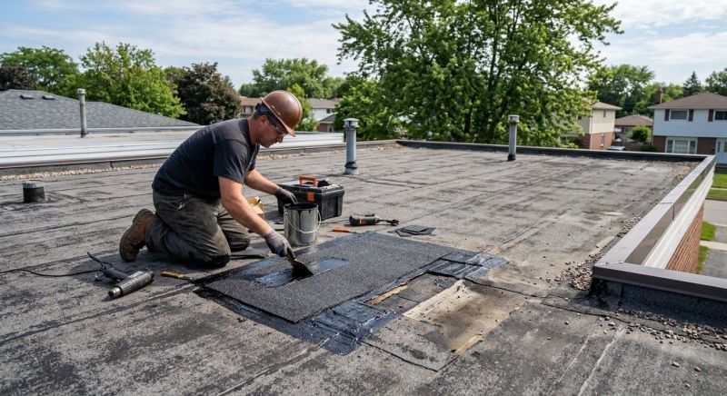 Rubber Roof Repair in Crewe, VA